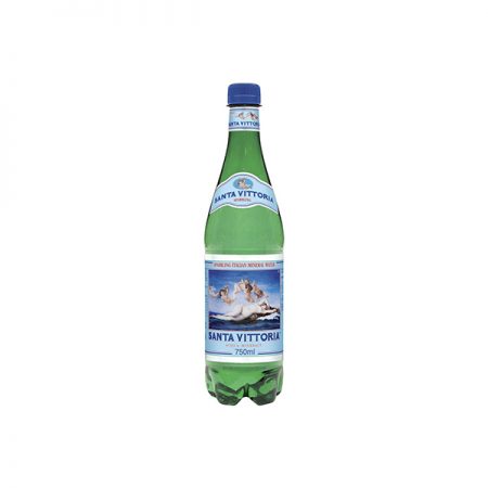 Fresh Italian Sparkling Mineral Water Santa Vittoria