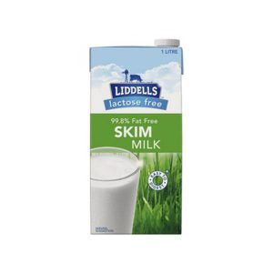 Fresh Lactose Free Skim Milk Liddells