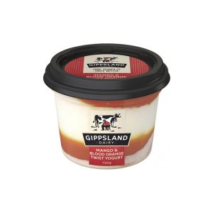 Fresh Mango & Blood Orange Twist Yoghurt Gippsland Dairy