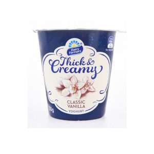 Fresh Thick & Creamy Classic Vanilla Yoghurt Dairy Farmers
