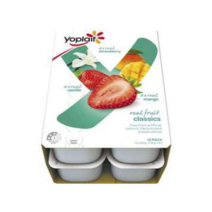 Fresh Yoghurt Real Fruit Classics Yoplait