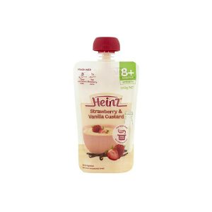 Fresh Strawberry Vanilla Custard 8+ Months Baby Food Heinz