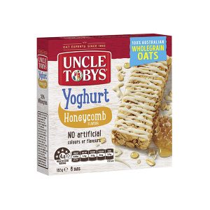 Fresh Yoghurt & Honeycomb Museli Bars Uncle Tobys